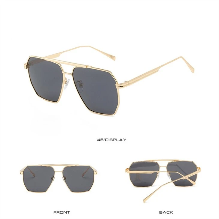 Polarized Retro Square Sunglasses