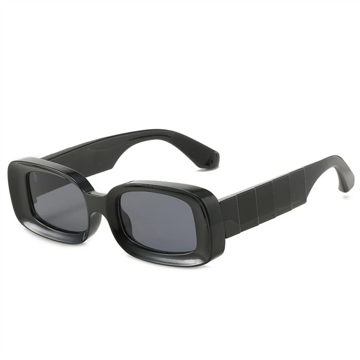 Mode Dickes Rechteck Süßigkeiten Farbe Sonnenbrille