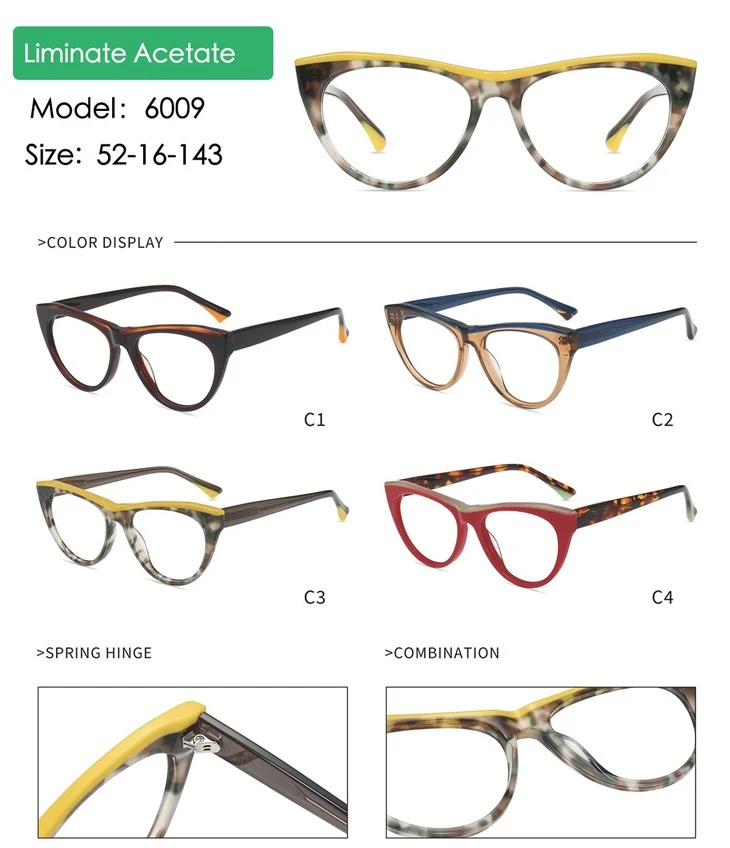 Cat Eye Acetate Glasses