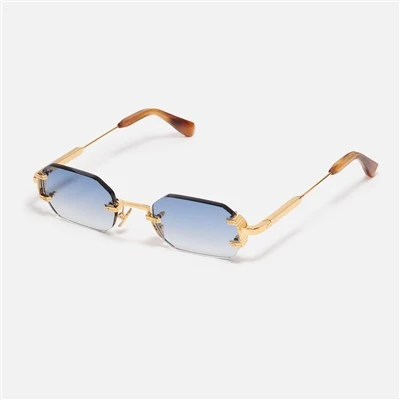 Randlose Sonnenbrille rechteckig