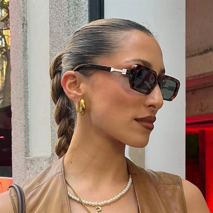 Trendy Rectangle Sunglasses